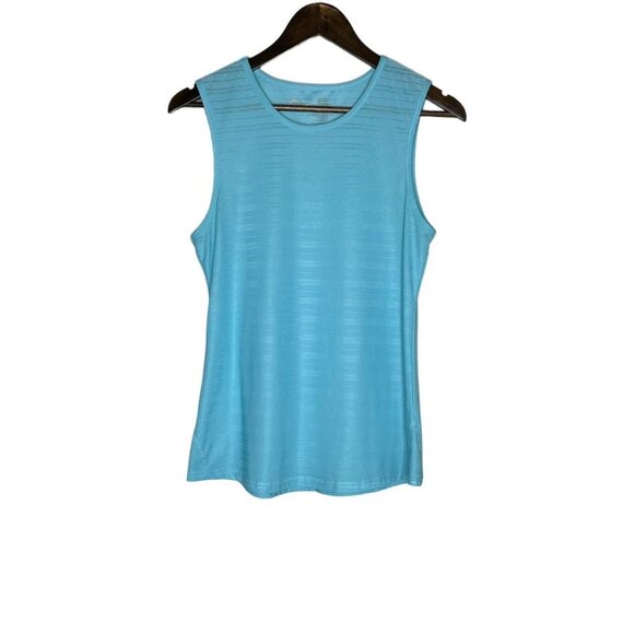 Zyia Active Women's Light Blue‎ Sky Luxe Athletic Muscle Tank Top Size Small - Picture 1 of 6